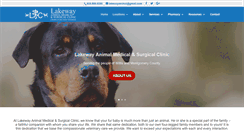 Desktop Screenshot of lakewayveterinary.com